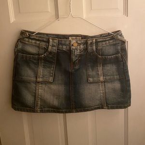Denim Mini Skirt